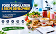 develop custom food recipes and food product formulations