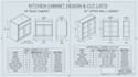 design kitchen cabinets with cut lists and dimensions
