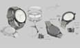 create 3d watch technical drawing cad design watch component watch modeling