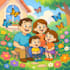 create cartoon kids book illustrations