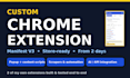 build a custom chrome extension, manifest v3 browser automation tool