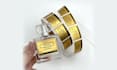 create luxury perfume label, logo, cosmetics custom label