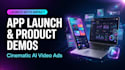 create ai saas explainer app launch product demo videos