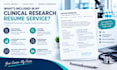 write a clinical research associate cra resume and CV
