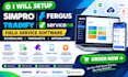 simpro fergus tradify servicem8 field service scheduling timesheets integration