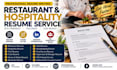 write an ats friendly restaurant and hospitality resume