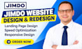 design jimdo website redesign jimdo website development jimdo booking website