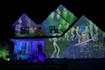 create 3d halloween house projection mapping animations