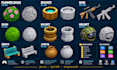 create custom low poly 3d game assets and props in blender