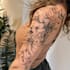 design custom geometric fine line tattoos