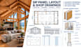 design custom sip house plans, eco cabin plans, and timber frame design