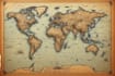create a custom vintage map with old world style