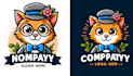 design cute mascot, publishing logo design