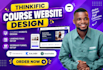 thinkific course website design thinkific landing page thinkific webinar funnel