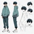 create anime character sheet and custom reference art