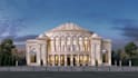 create photorealistic design 3d church, mosque, synagogue and shul architecture