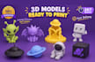 create stl file, 3mf, from 2d reference stl for 3d printing 3d printing stl, 3mf