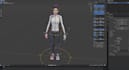 ai driven 3d,threejs,web avatar,digital twin,arkit52,livekit,toggle outfit,rig3d