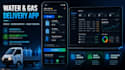 develop water gas delivery app refill ordering driver dispatch customer tracking