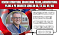 review structural engineering plan architect pe engineer seal in ga tx ca ny wa