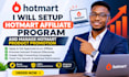 setup hotmart affiliate program and manage hotmart product