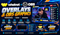 create custom whatnot overlays and obs stream graphics