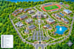 create park navigation map , visitor location map wayfinding map svg