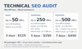 audit your website for technical SEO and indexing issues