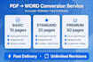 convert scanned PDF to editable word document
