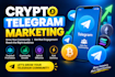 grow crypto telegram promotion, crypto telegram marketing, telegram subscribers