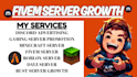 fivem server promotion, fivem server growth, fivem discord