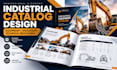 design industrial equipment catalog and technical