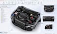 do automotive part, engine mount, speaker enclosure, engine bay cad in solidwork