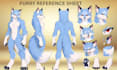 draw furry reference sheet fursona ref sheet character design anthro ref sheet