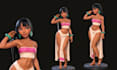 create custom anime figures and collectible statues, 3d character sculpt