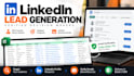 do linkedin lead generation and decision maker research
