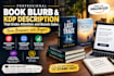 write a catchy book blurb and amazon kdp book description