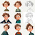 draw 2d cartoon illustrations in procreate