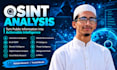 do osint investigation and digital footprint analysis