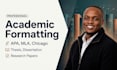 format your thesis, dissertation or paper in apa mla chicago