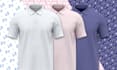 make a golf polo shirt seamless pattern design