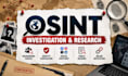 do osint background checks and private investigation