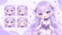 draw cute chibi characters, pfps, emotes and vtuber models