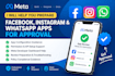 help you for approval facebook, instagram, whatsapp apps