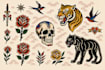 create a traditional or neo traditional tattoo design