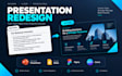 redesign powerpoint presentation and pitch deck slides