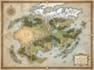 create fantasy world map medieval map continent map for author and worldbuilding