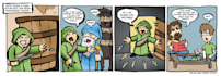 create a comic strip using your idea