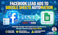 setup facebook lead ads to google sheets automation