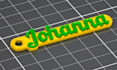 design custom 3d 3mf printable name and logo keychains